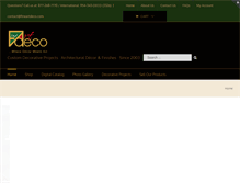 Tablet Screenshot of fineartdeco.com
